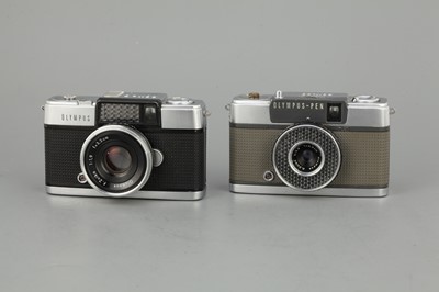 Lot 257 - Two Olympus Pen Cameras