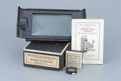 Lot 459 - A Dry Plate Attachment for Ansco No. 3-A Folding Camera