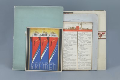 Lot 135 - Collection of Cruise Ship Booklets from the 1930's