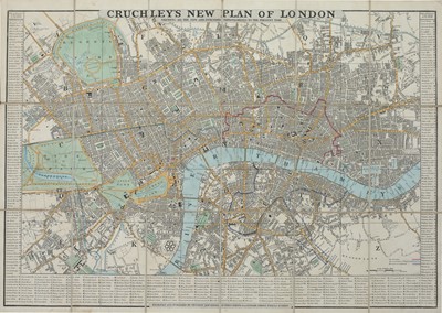 Lot 137 - Cruchley's New Plan of London of 1833