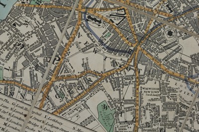 Lot 137 - Cruchley's New Plan of London of 1833