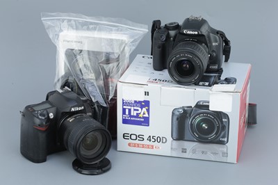 Lot 696 - Two Digital SLR Cameras