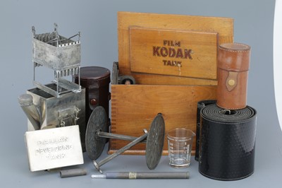 Lot 594 - A Small Selection of Early Darkroom Equipment