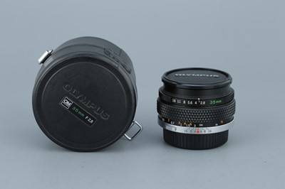 Lot 269 - An Olympus Zukio MC Auto-W f/2.8 35mm Wide Angle Lens