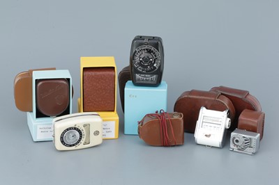 Lot 595 - A Selection of Various Light Meters