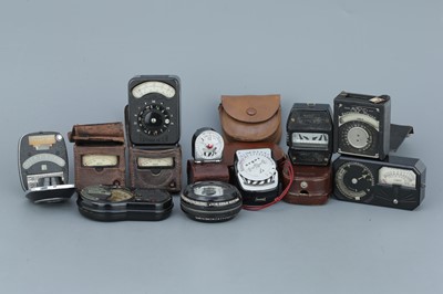 Lot 597 - A Selection of Various Light Meters