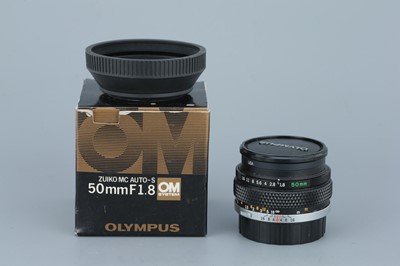 Lot 260 - An Olympus F.Zuiko MC Auto-S f/1.8 50mm Lens