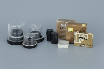 Lot 209 - A Small Selection of Nikon Lenses & Accessories