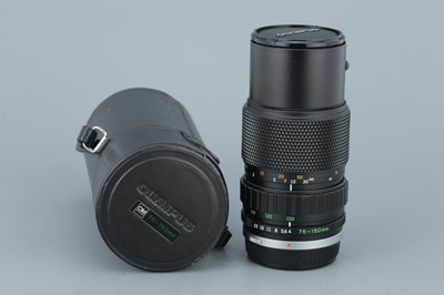 Lot 266 - An Olympus Zuiko Auto-Zoom f/4 75-150mm Lens