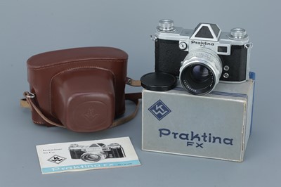 Lot 327 - A KW Praktina FX SLR Camera,