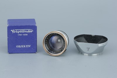 Lot 605 - A Voigtlander Nokton f/1.5 50mm Lens