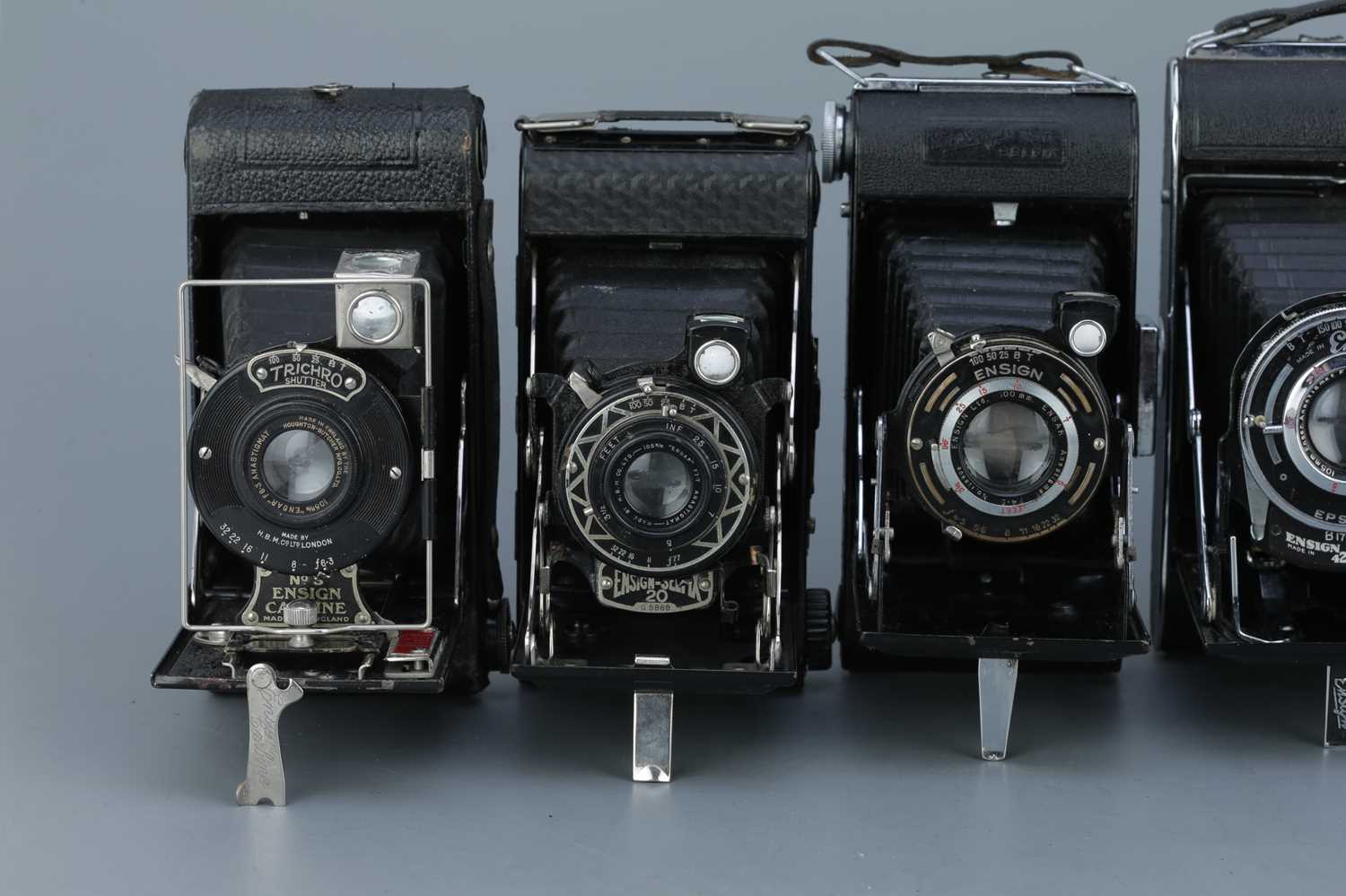 Lot 705 Six Medium Format Folding Cameras,