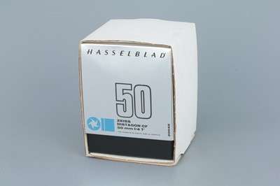 Lot 425 - A Hasselblad Carl ZEiss Distagon CF T* f/4 50mm Lens Empty Box