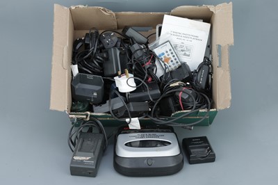 Lot 601 - A Large Selection of Camera Chargers