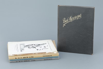 Lot 18 - Collection of Beck Microscope Catalogues