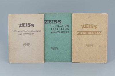 Lot 12 - Collection of Zeiss Microscope Catalogues