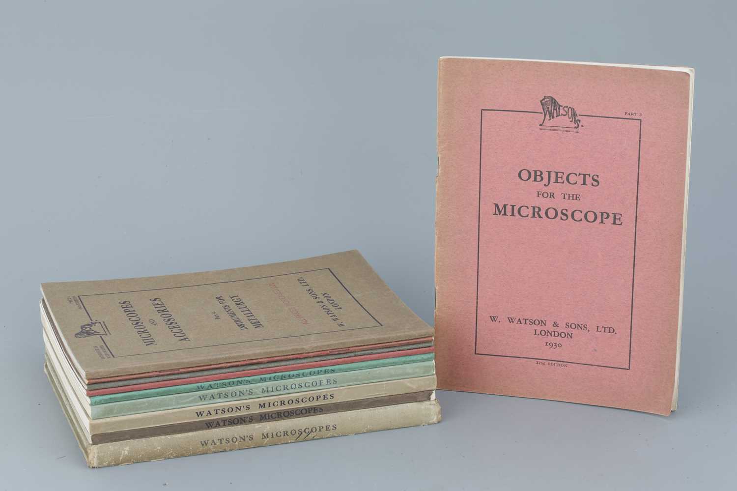 Lot 13 - Watson & Sons Microscope Catalogues