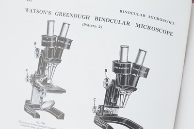 Lot 13 - Watson & Sons Microscope Catalogues