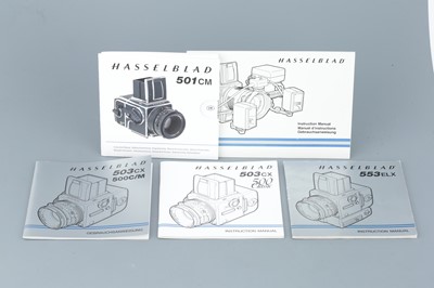 Lot 402 - A Selection of Hasselblad Instruction Books