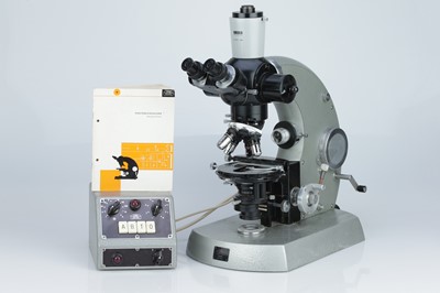Lot 23 - Zeiss Binocular Photomicroscope