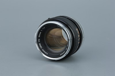 Lot 299 - A Canon FD f/1.4 50mm lens