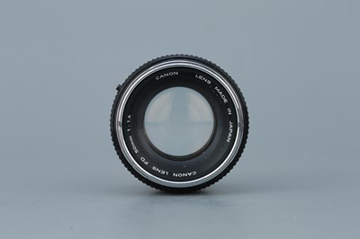 Lot 299 - A Canon FD f/1.4 50mm lens