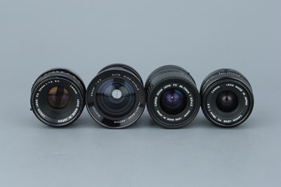 Lot 286 - Four Canon FD Mount Lenses