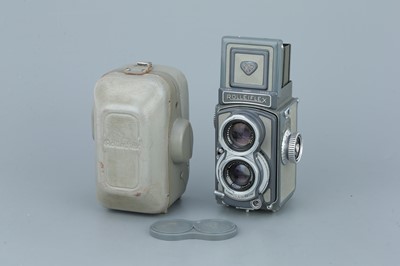 Lot 445 - A Rollei Rolleiflex Baby 4x4 Grey Camera