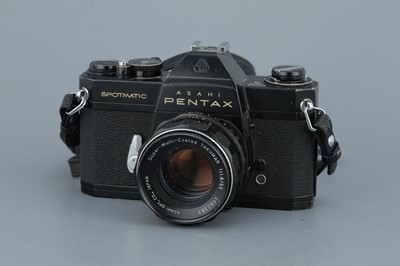 Lot 316 - Four Black Paint Pentax SLR Cameras