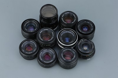 Lot 625 - Ten Camera Lenses