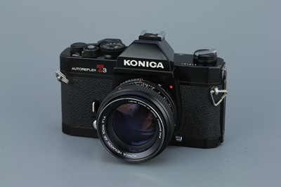 Lot 372 - Three Konica SLR Cameras