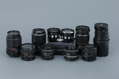 Lot 629 - A Selection of Camera Lenses