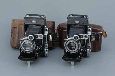 Lot 490 - Two Zeiss Super Ikonta 531/2 Folding Cameras