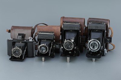 Lot 494 - Four Zeiss Ikon Folding Medium Format Cameras