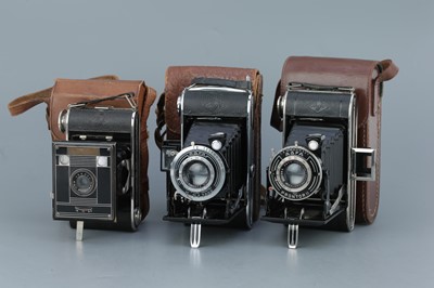 Lot 498 - Three Agfa Medium Format Folding Cameras