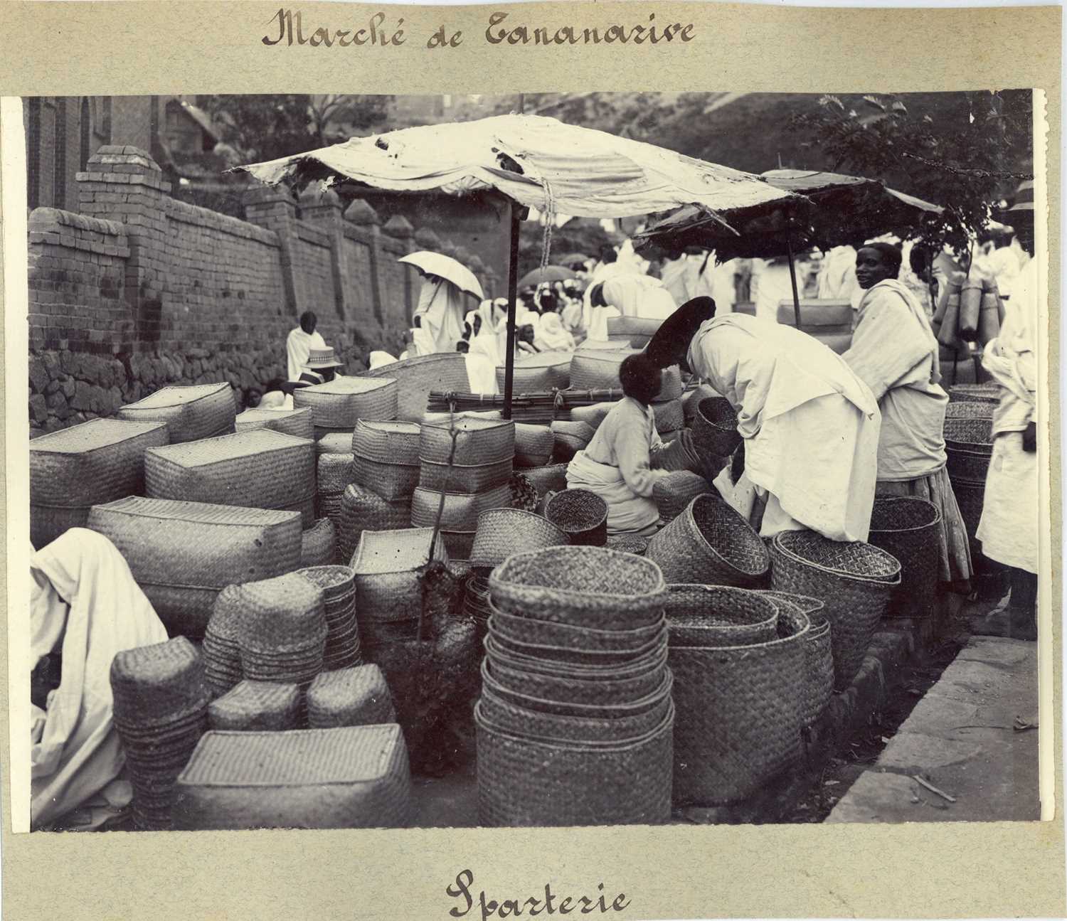 Lot 29 - Vintage Photographs of a Madagascan Market