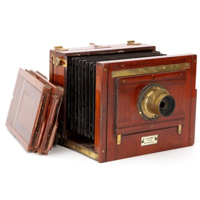 Lot 365 - A W. I. Chadwick Patent Mahogany Tailboard Camera