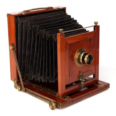 Lot 366 - A John Trotter Whole Plate Mahogany Field Camera