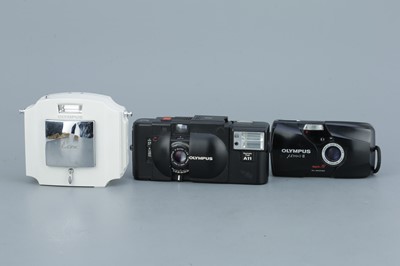 Lot 246 - Three Olympus Compact Cameras