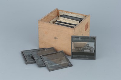 Lot 156 - Military Vehicle Magic Lantern Slide Set