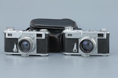 Lot 381 - A Zeiss Ikon Contax II Rangefinder Camera