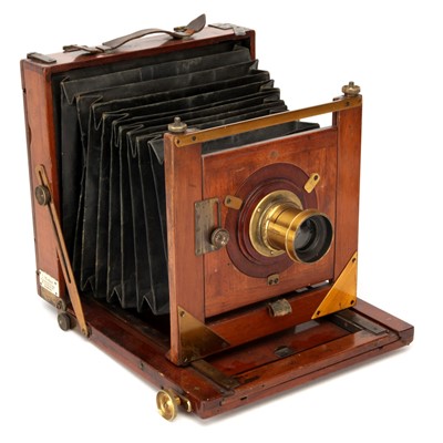 Lot 373 - A J. Walker Whole Plate Mahogany Field Camera