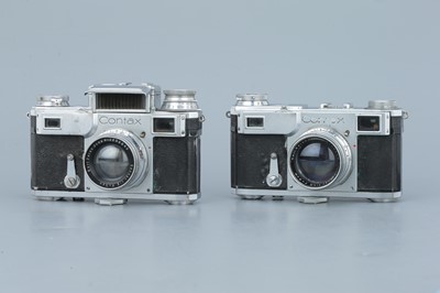 Lot 382 - A Zeiss Ikon Contax II Rangefinder Camera