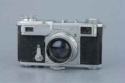 Lot 382 - A Zeiss Ikon Contax II Rangefinder Camera