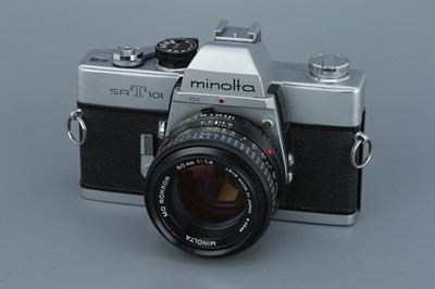 Lot 383 - A Minolta SRT 101 SLR Camera