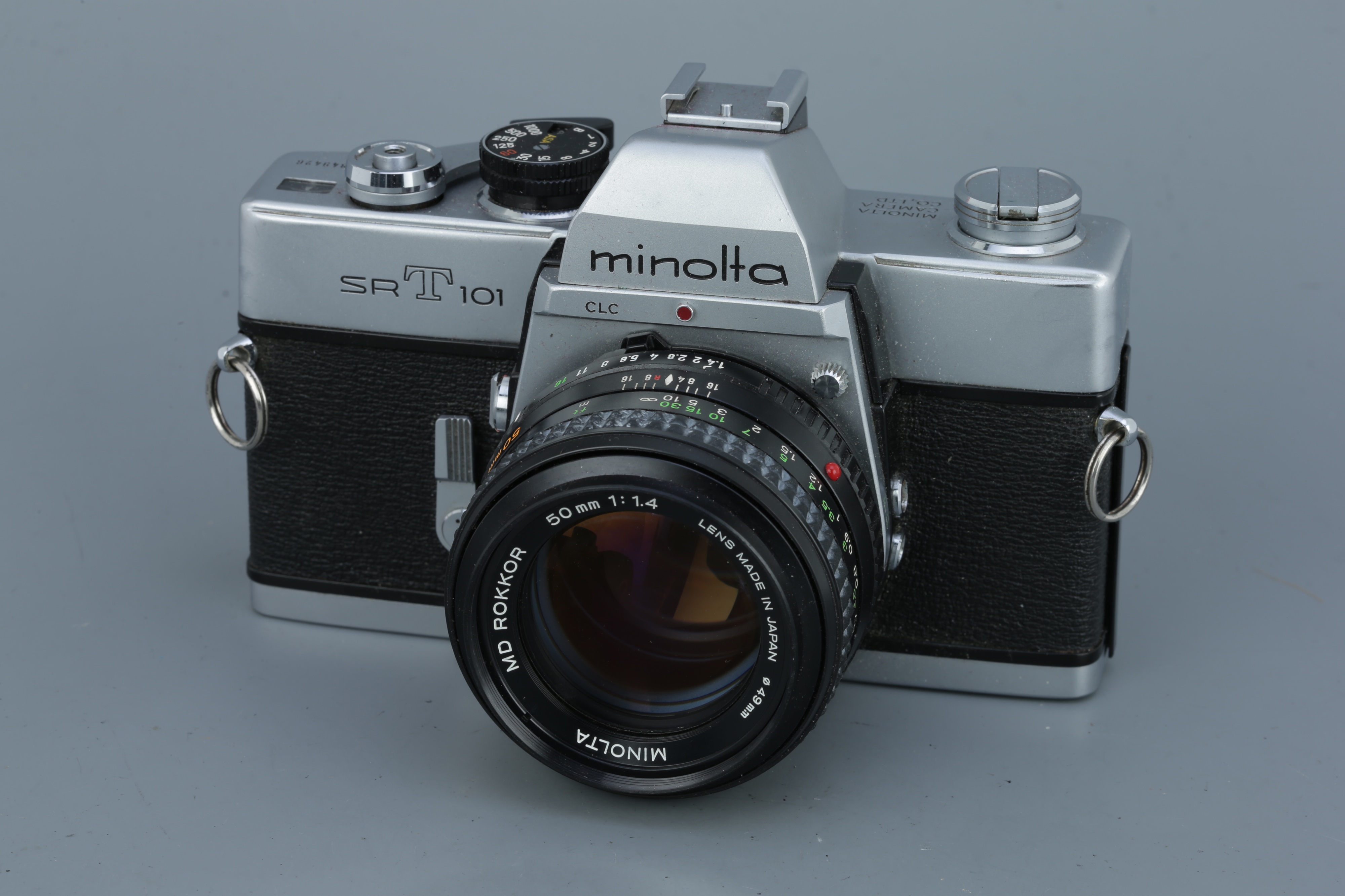 Lot 383 - A Minolta SRT 101 SLR Camera,