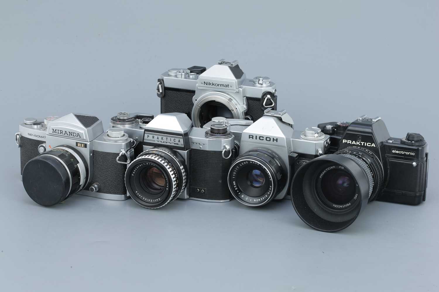 Lot 384 - A Selection of Various SLR Cameras