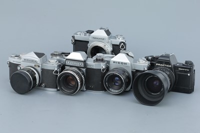 Lot 384 - A Selection of Various SLR Cameras