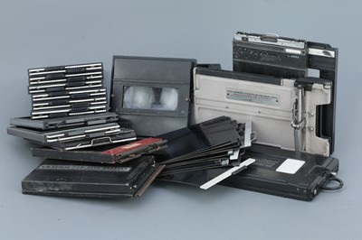 Lot 470 - A Selection of 5x4" Double Dark Slides