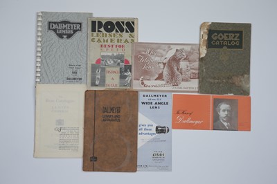 Lot 632 - A Small Selection of Lens Brochures